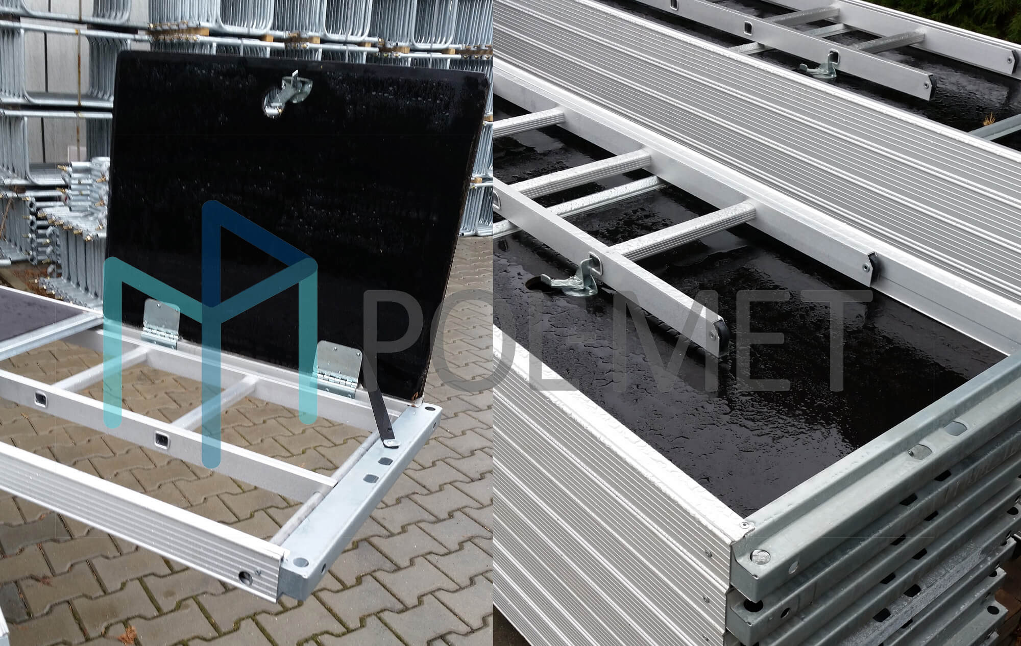 POL-MET pastoliai fasado statybiniai vamzdiniai moduliniai plettac